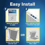 24X36X1 HVAC Furnace Air Filter, MPR 700 MERV 8, Dust, Pollen, and Pet Dander Reduction, 2 Pack
