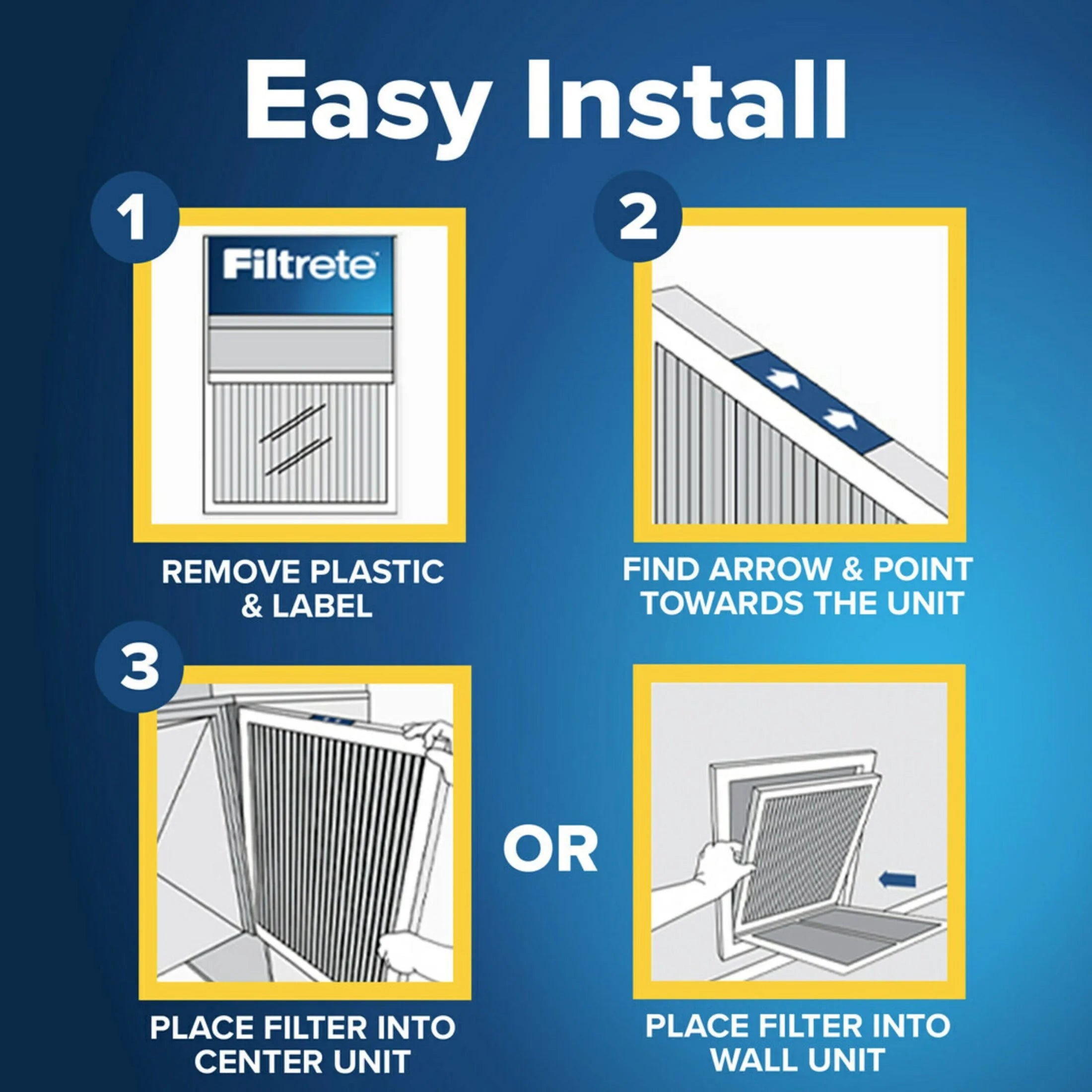 24X36X1 HVAC Furnace Air Filter, MPR 700 MERV 8, Dust, Pollen, and Pet Dander Reduction, 2 Pack